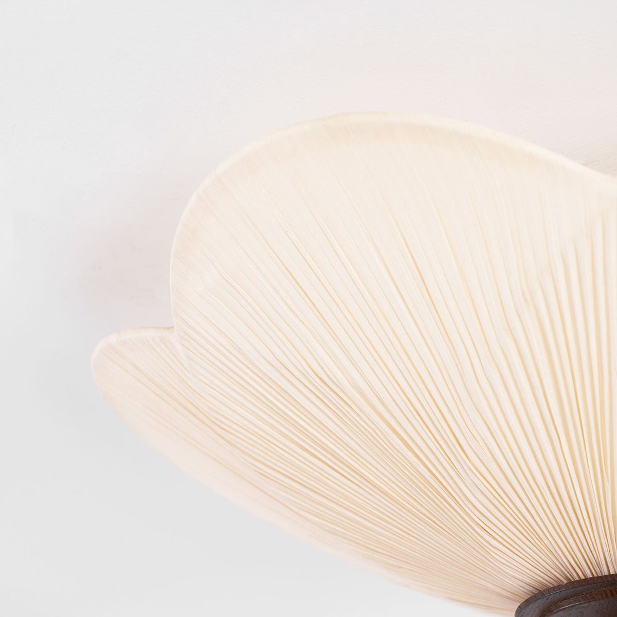 Fabric Bloom Flush Mount Light
