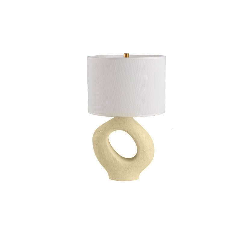 Resin Sculptural Curve Table Lamp