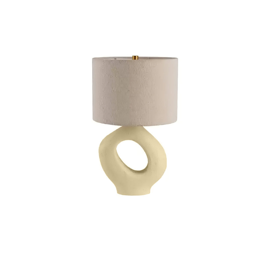 Resin Sculptural Curve Table Lamp