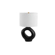 Resin Sculptural Curve Table Lamp