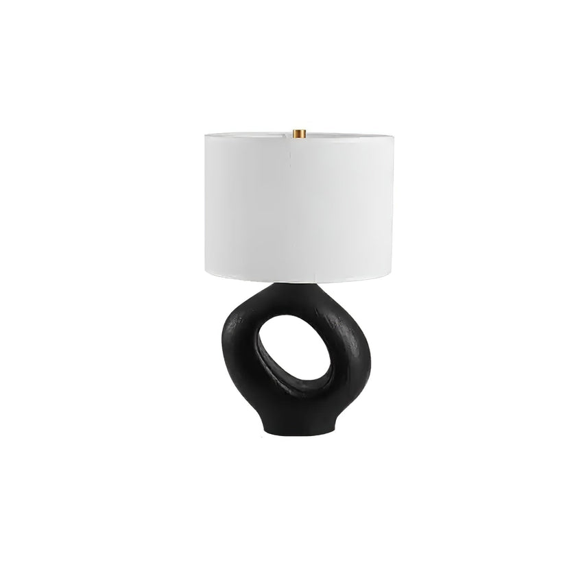 Resin Sculptural Curve Table Lamp