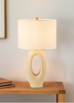 Resin Sculptural Curve Table Lamp