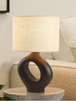 Resin Sculptural Curve Table Lamp