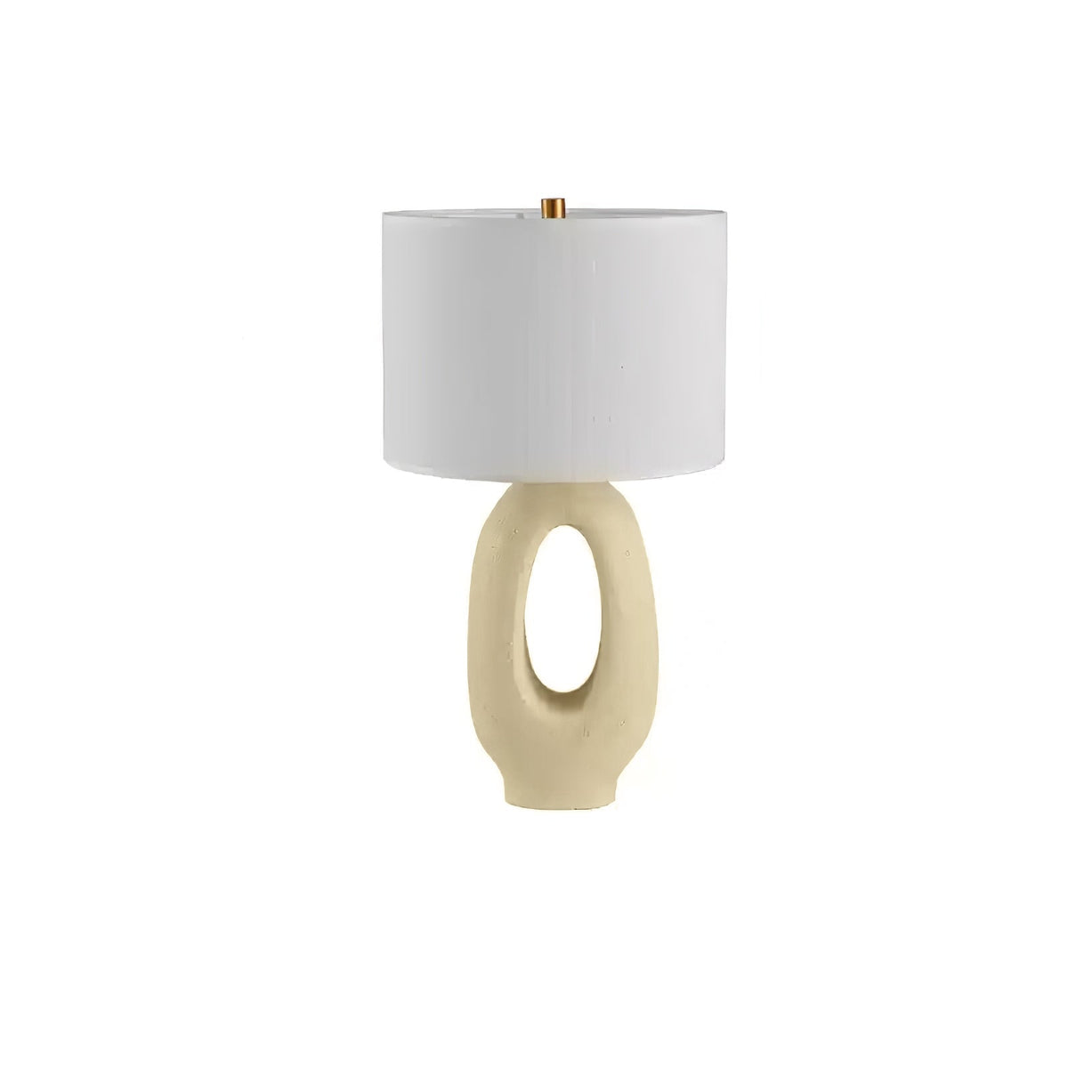 Resin Sculptural Curve Table Lamp