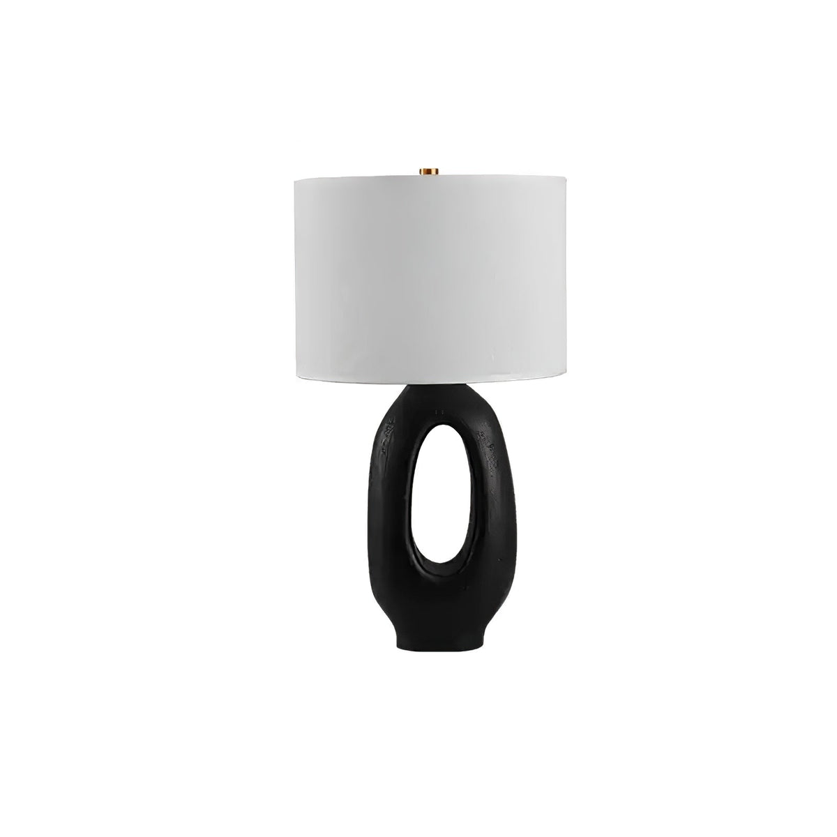 Resin Sculptural Curve Table Lamp