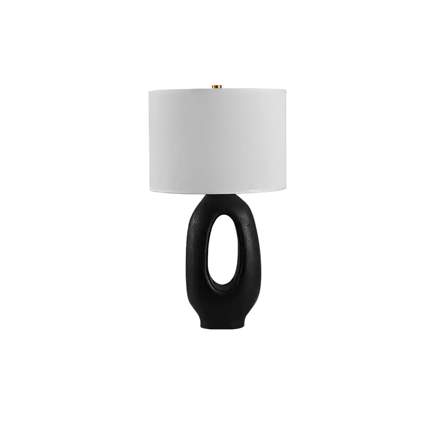 Resin Sculptural Curve Table Lamp