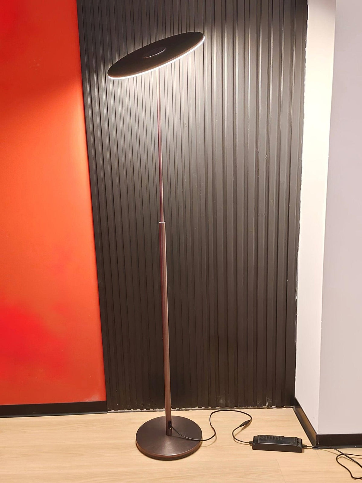 Acrylic Cylinder LED Floor Lamp