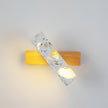 Translucent Stone & Wood Wall Lamp