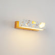 Translucent Stone & Wood Wall Lamp