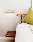 Translucent Stone & Wood Wall Lamp