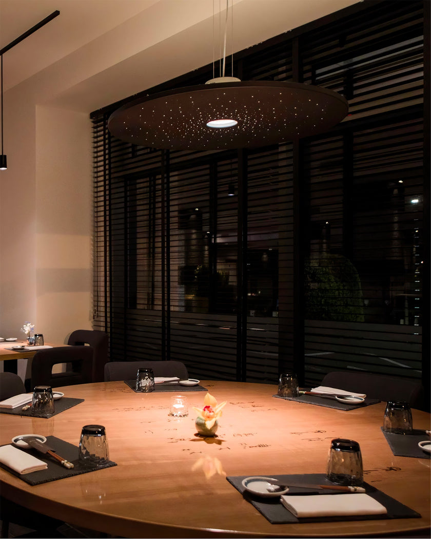 Perforated Starry Disc Pendant Lamp