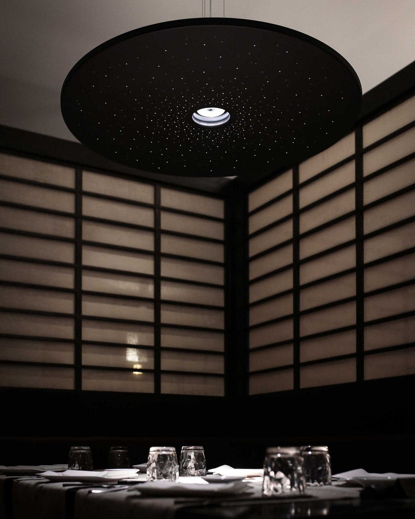 Perforated Starry Disc Pendant Lamp