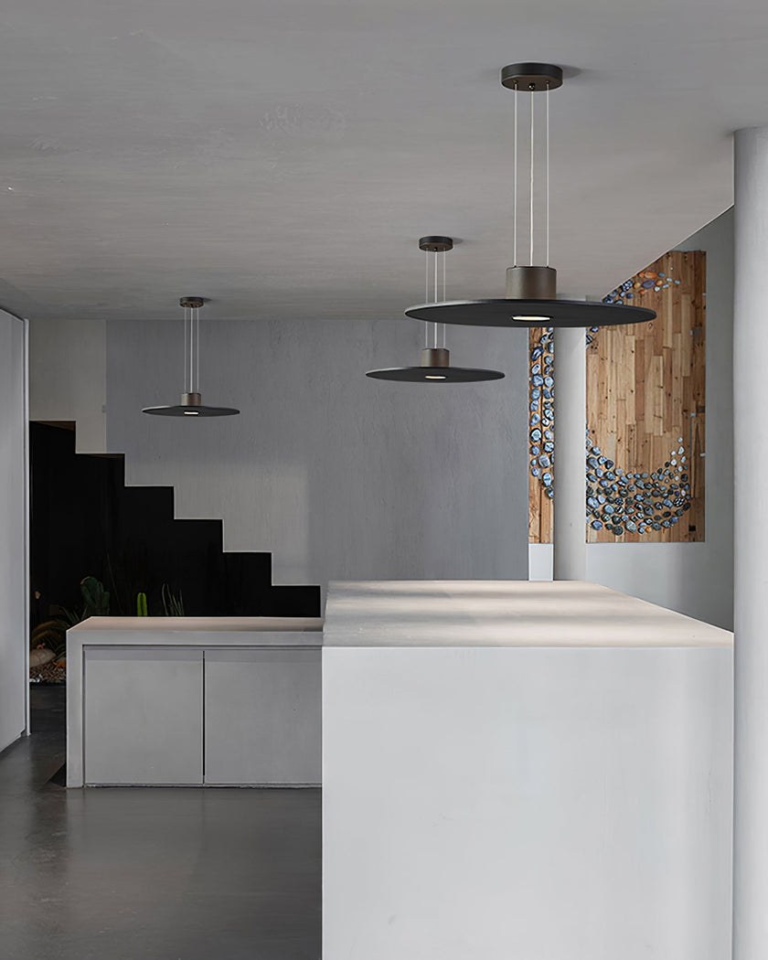 Perforated Starry Disc Pendant Lamp