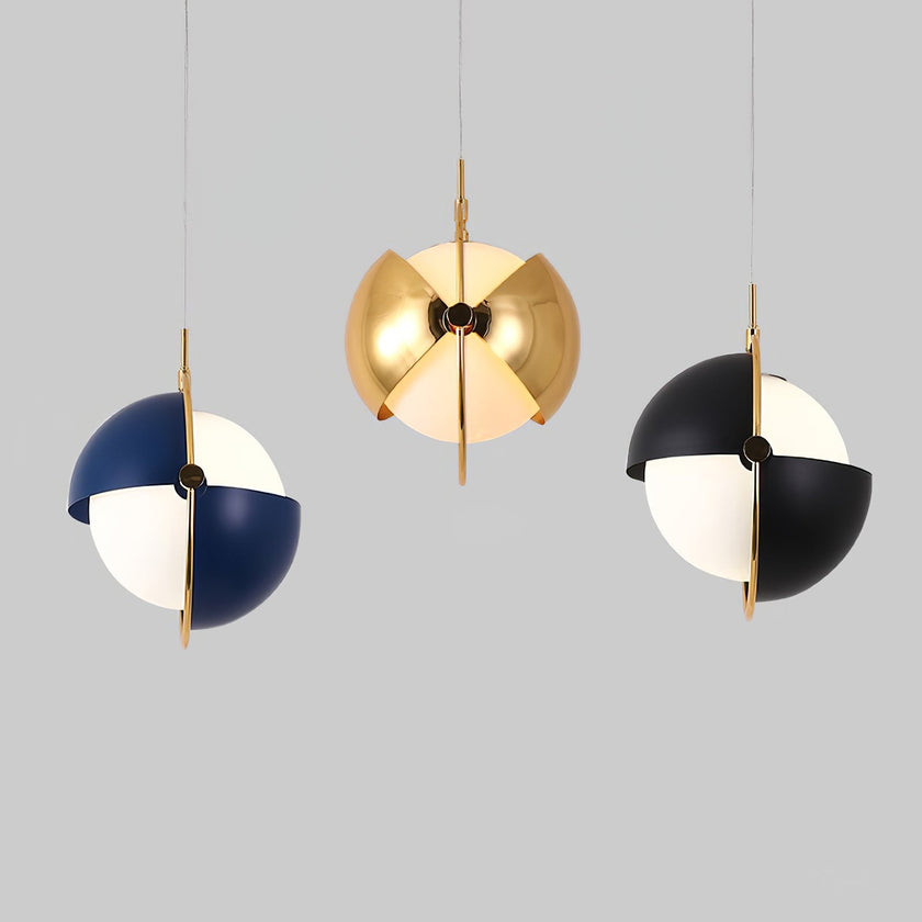 Adjustable Glass Shade Pendant Lamp