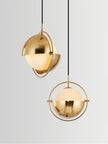 Adjustable Glass Shade Pendant Lamp