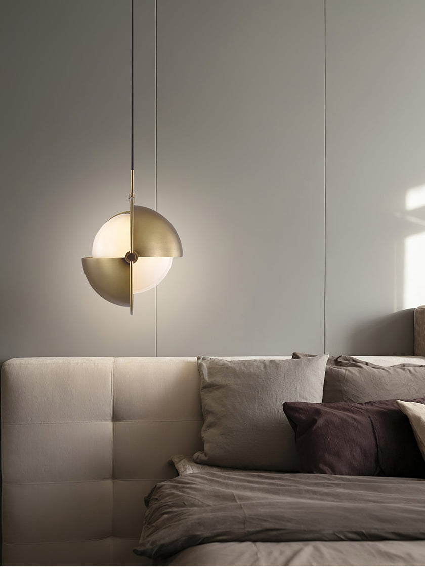 Adjustable Glass Shade Pendant Lamp