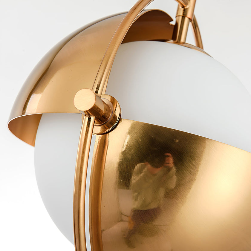 Adjustable Glass Shade Pendant Lamp