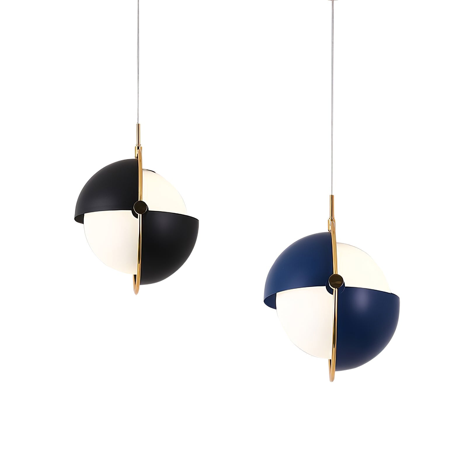 Adjustable Glass Shade Pendant Lamp