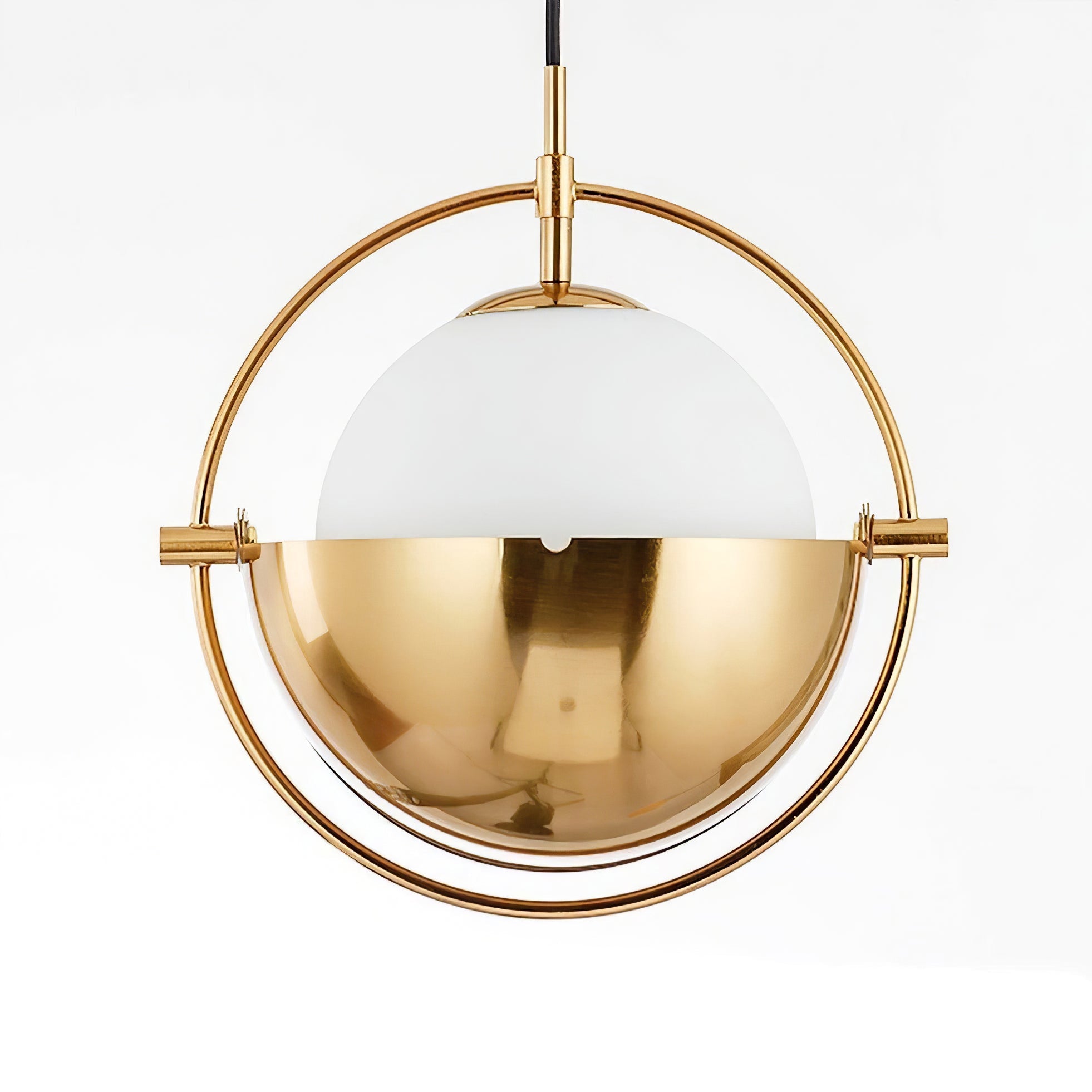 Adjustable Glass Shade Pendant Lamp
