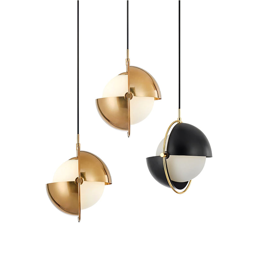 Adjustable Glass Shade Pendant Lamp