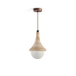 Calvrane Travertine Globe Pendant Light