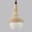 Calvrane Travertine Globe Pendant Light