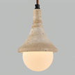Calvrane Travertine Globe Pendant Light