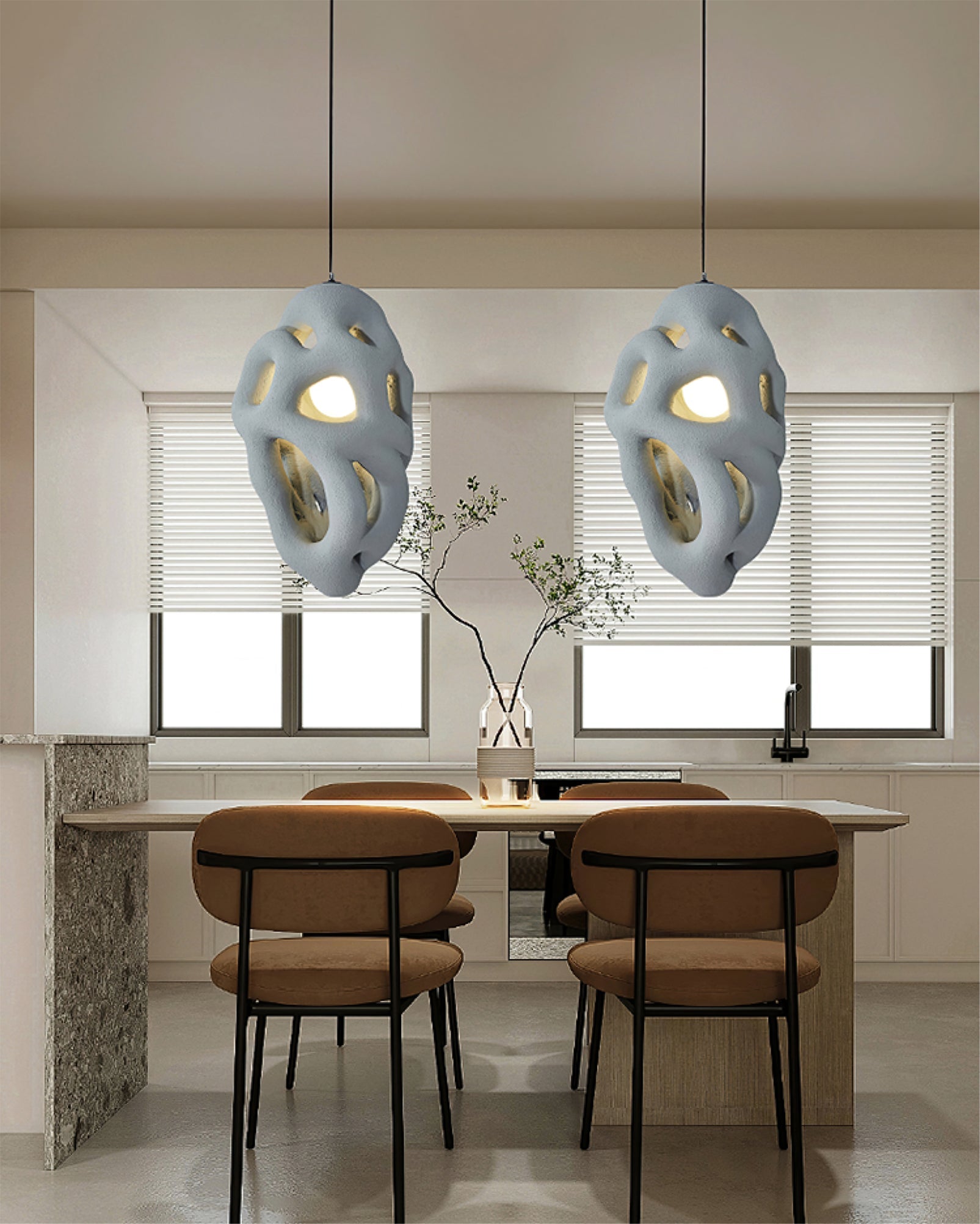 Calvrane Metal Nest Pendant Light