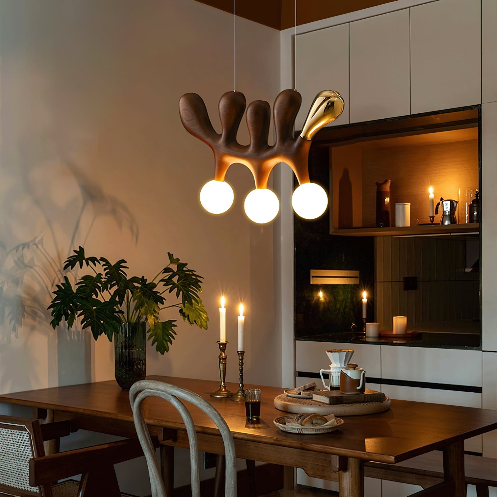 Calvrane Metal Globe Pendant Light