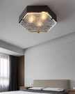 Calvrane Brass Geometric Ceiling Light