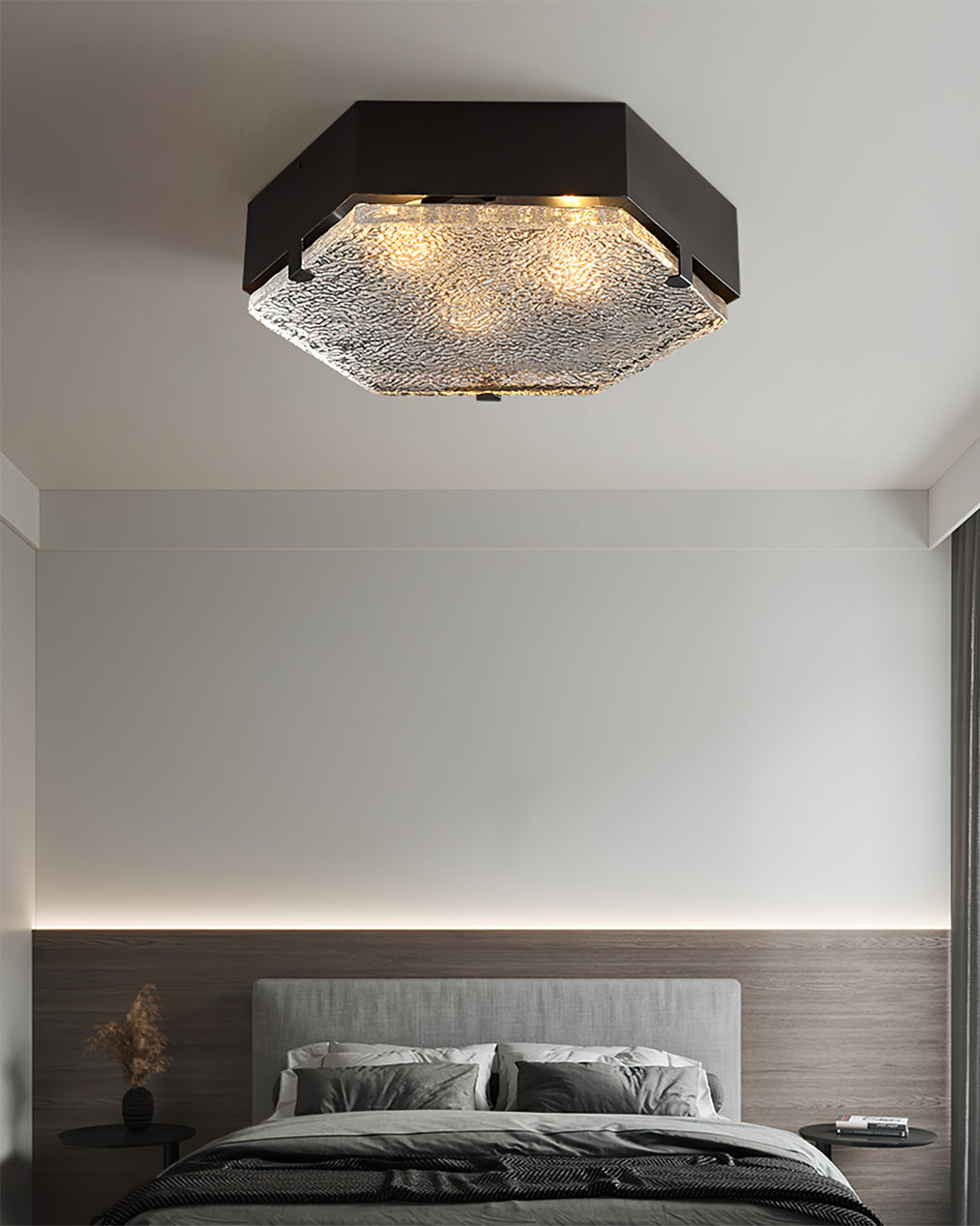 Calvrane Brass Geometric Ceiling Light