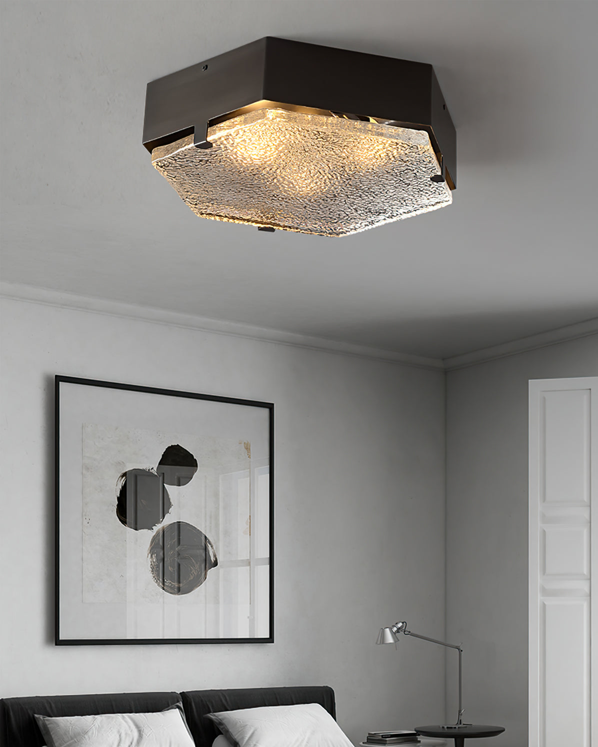 Calvrane Brass Geometric Ceiling Light