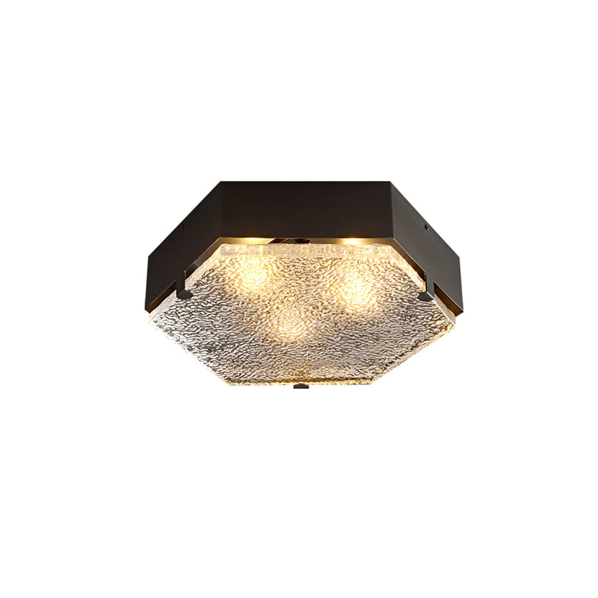 Calvrane Brass Geometric Ceiling Light