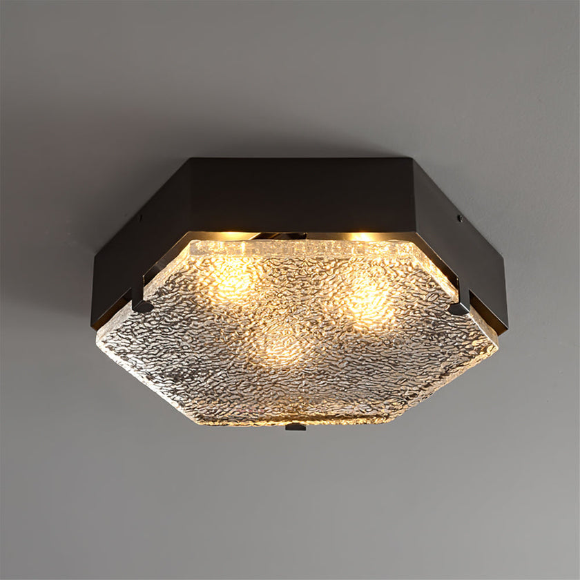 Calvrane Brass Geometric Ceiling Light