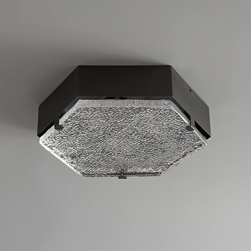 Calvrane Brass Geometric Ceiling Light