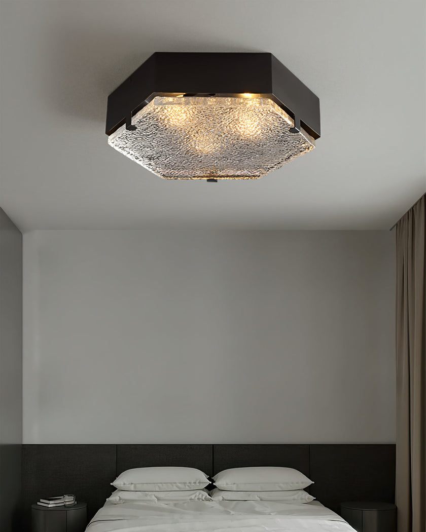 Calvrane Brass Geometric Ceiling Light