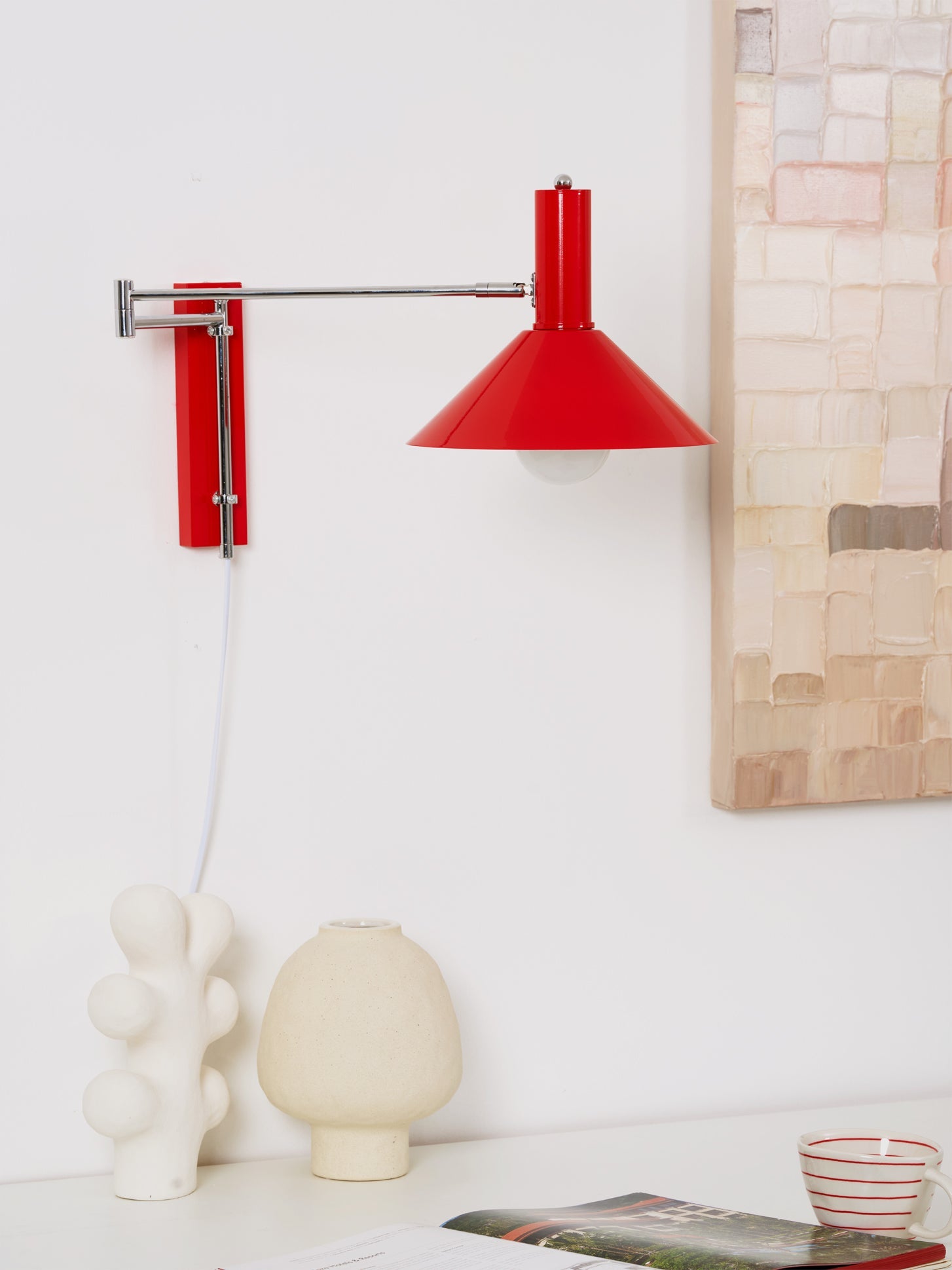 Calvrane Metal Adjustable Wall Sconce