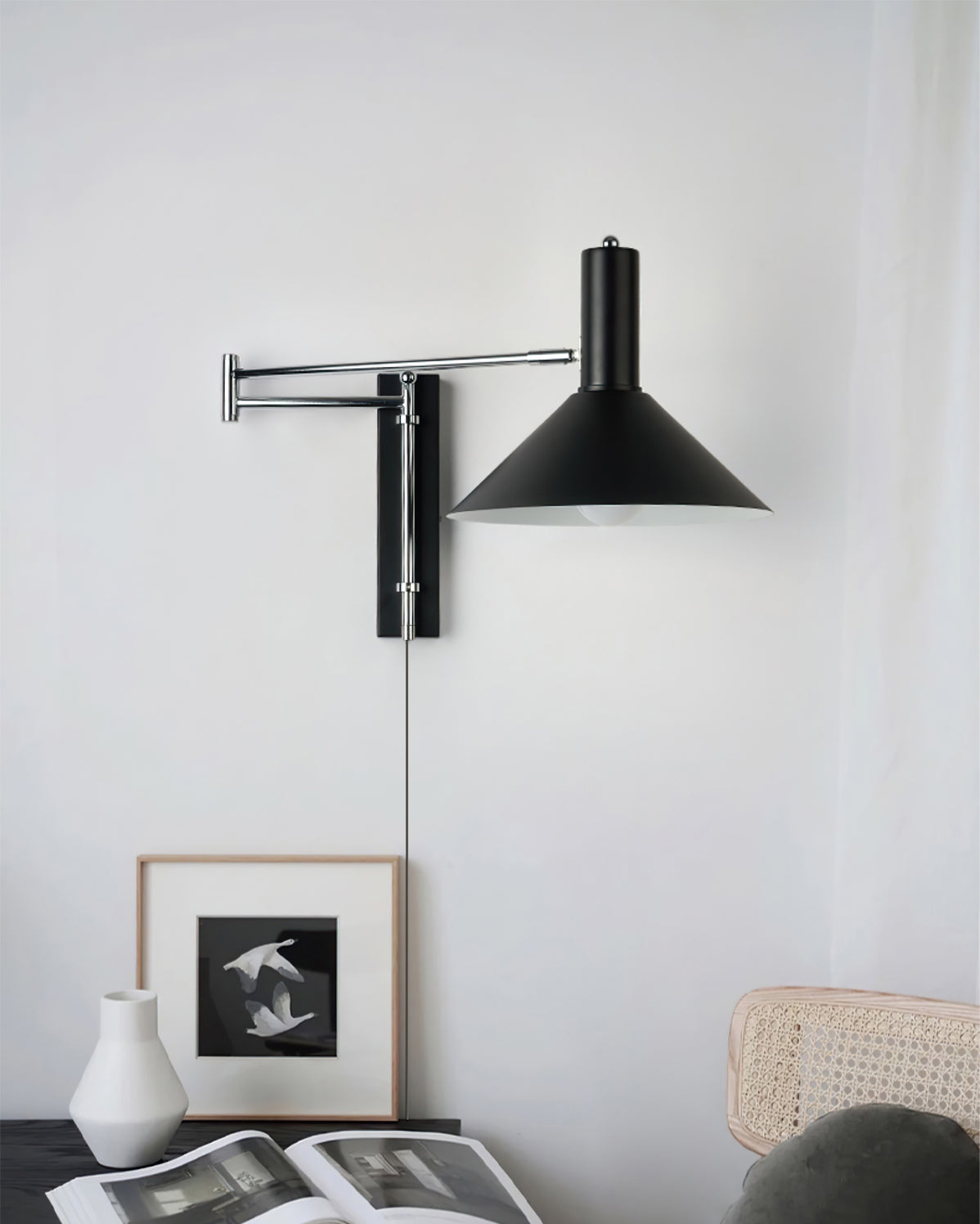Calvrane Metal Adjustable Wall Sconce