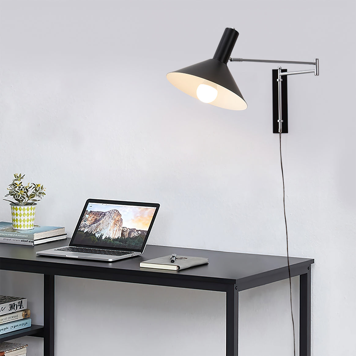 Calvrane Metal Adjustable Wall Sconce