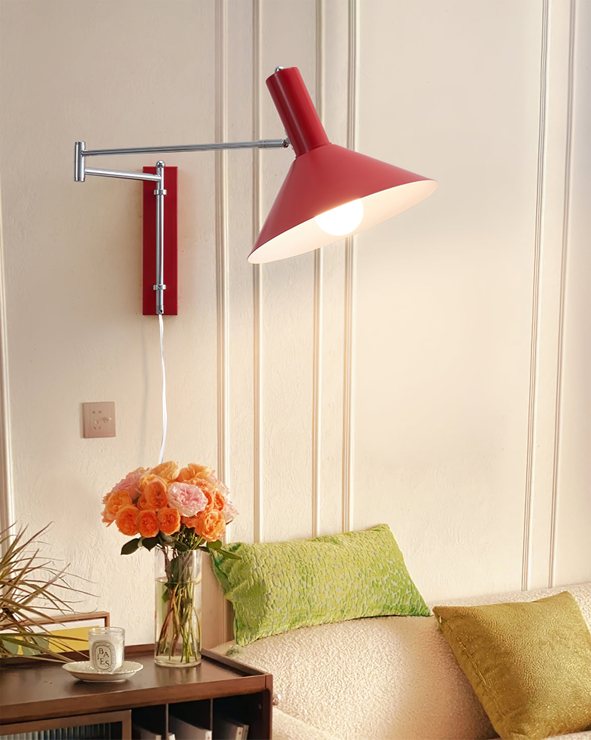 Calvrane Metal Adjustable Wall Sconce