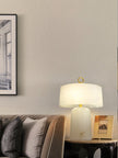 Calvrane Alabaster Vintage Table Lamp