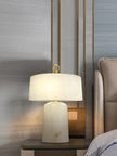 Calvrane Alabaster Vintage Table Lamp