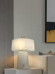 Calvrane Alabaster Vintage Table Lamp