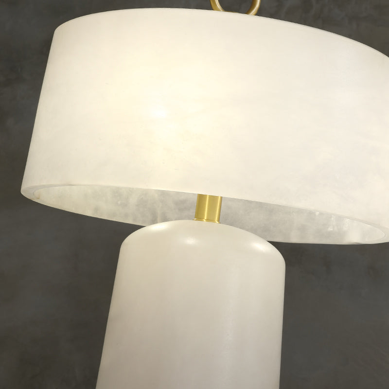 Calvrane Alabaster Vintage Table Lamp