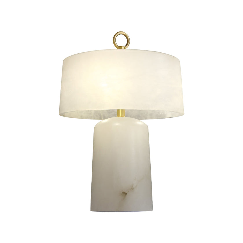 Calvrane Alabaster Vintage Table Lamp
