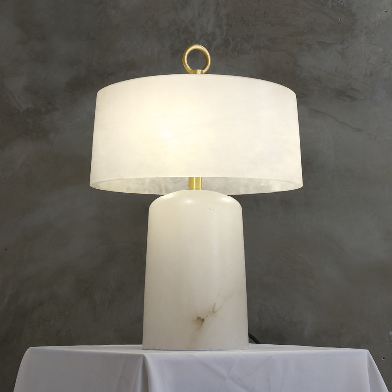 Calvrane Alabaster Vintage Table Lamp