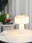 Calvrane Alabaster Vintage Table Lamp