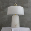 Calvrane Alabaster Vintage Table Lamp