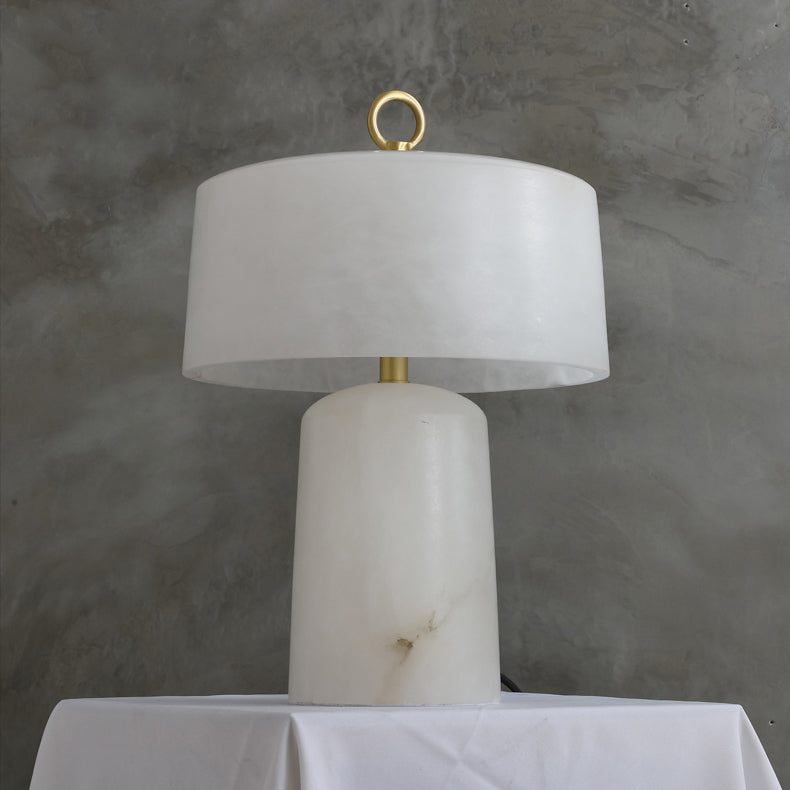 Calvrane Alabaster Vintage Table Lamp