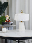 Calvrane Alabaster Vintage Table Lamp